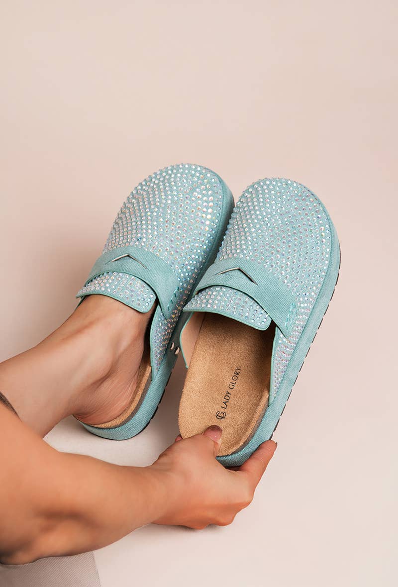 LADY GLORY - Wholesale Mules - Women's - Platform mules adorned with sparkling rhinestones7