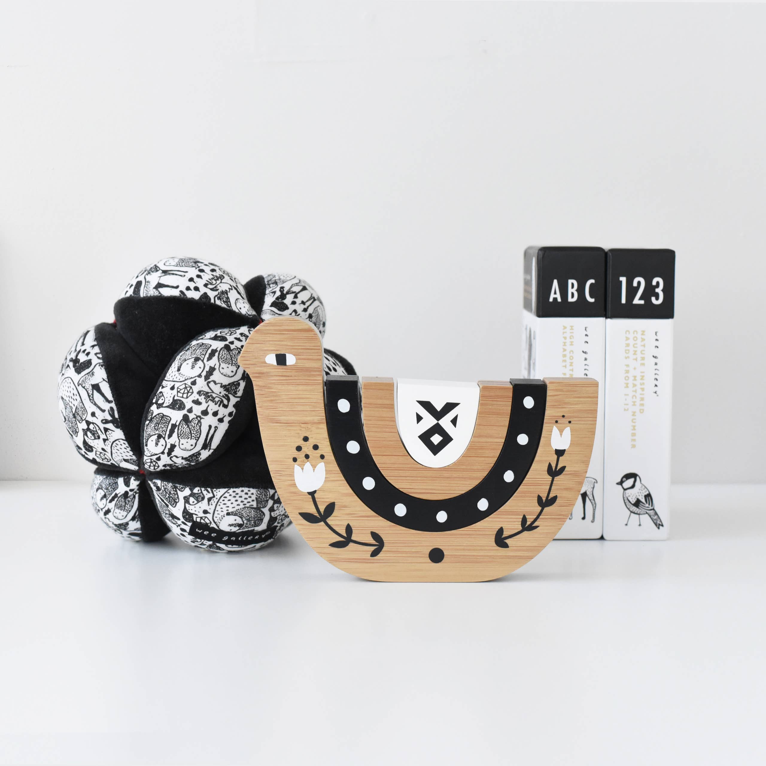 Wee Gallery – wholesale Wood toy – Child – Bamboo Nesting Bird3