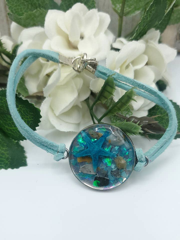 Bracelet, Ocean Jewelry, Beach Bracelet, Starfish Jewelry for wholesale by Out of Spike Designs