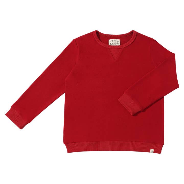 TARQUIN Red Sweatshirt for wholesale by Me & Henry