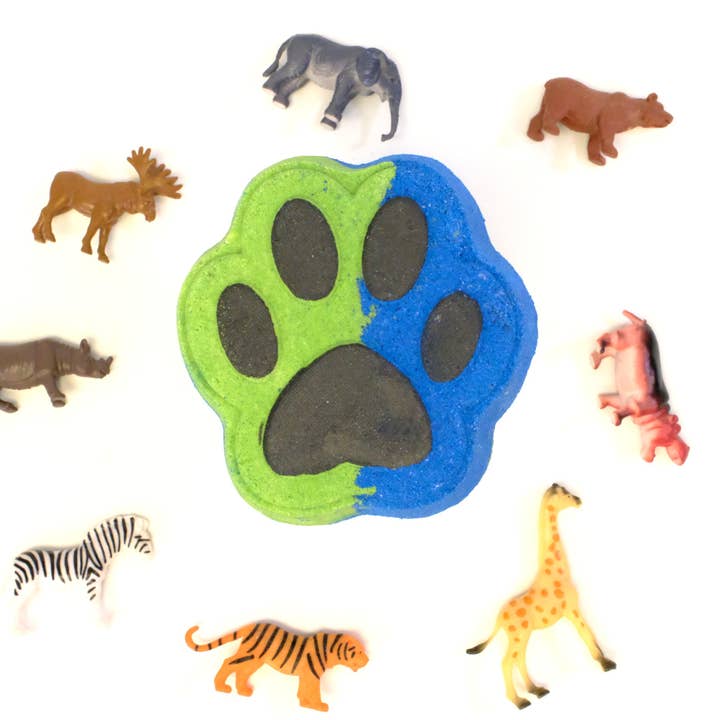 Into the wild - Bath Bomb with Toy for wholesale by Happy Hippo Bath