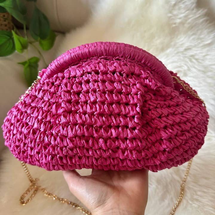 Zhade - Wholesale Clutch Bag - Women's - SOFIA - Raffia Clutch1