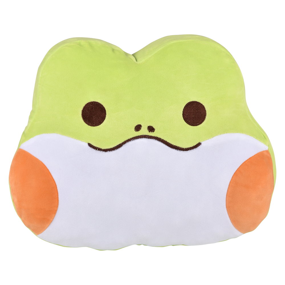 The Toy Network - Wholesale Stuffed/Plush Toy - Kids & Baby - (T) 16" KAWAII FROG PLUSH PILLOW0