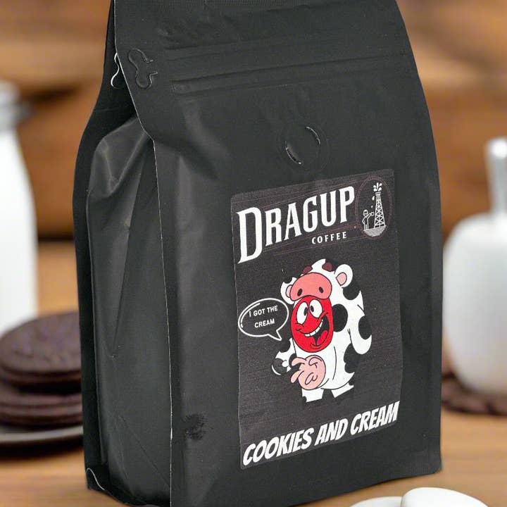 Cookies and Cream 12oz for wholesale by Drag Up Coffee