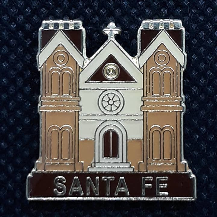 Pin - Santa Fe Cathedral for wholesale by Fantastic Souvenirs, Gifts & Collectibles
