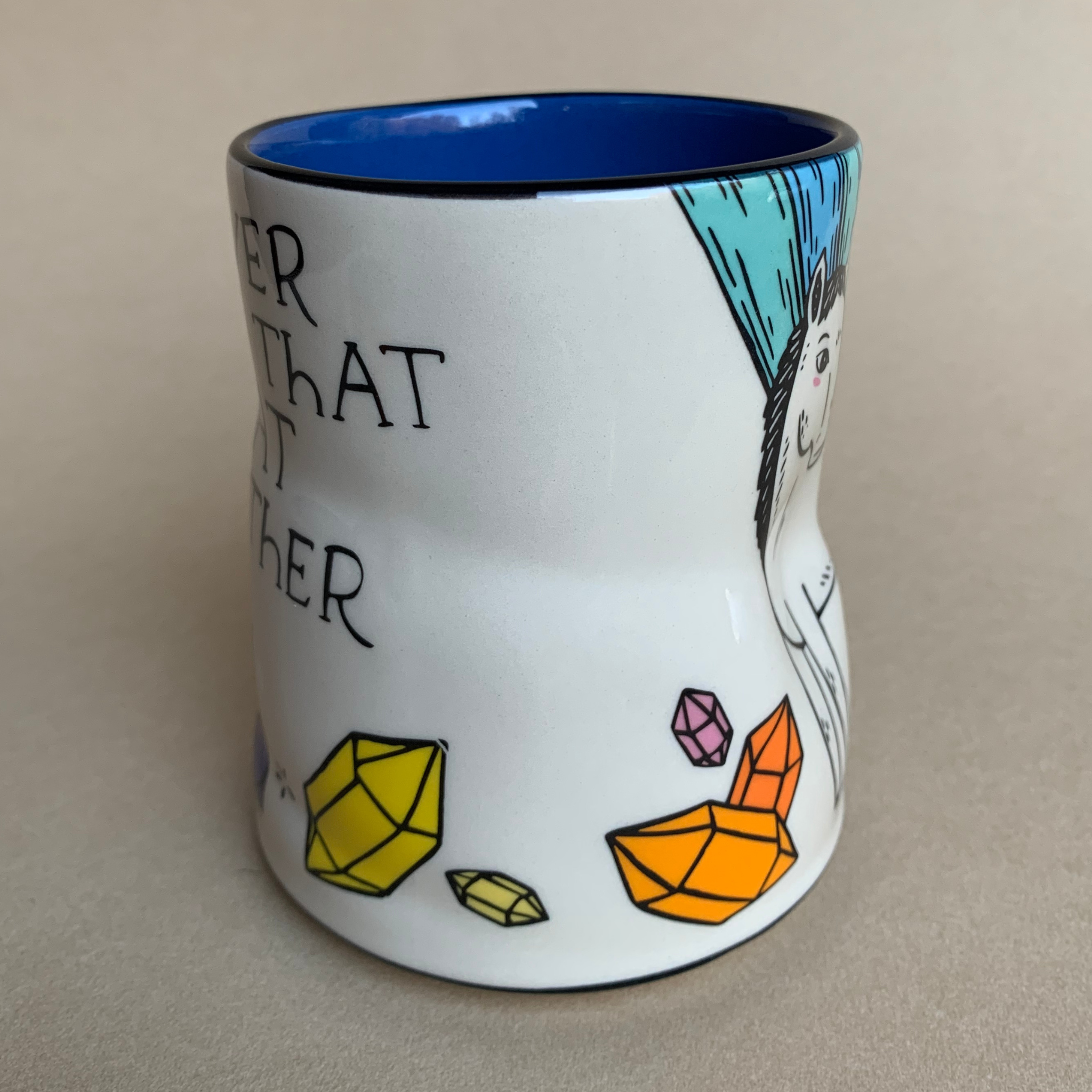 The Bowl Maker - Wholesale Coffee/Tea Cup - Grandma Unicorn Spark Cup - XLarge3