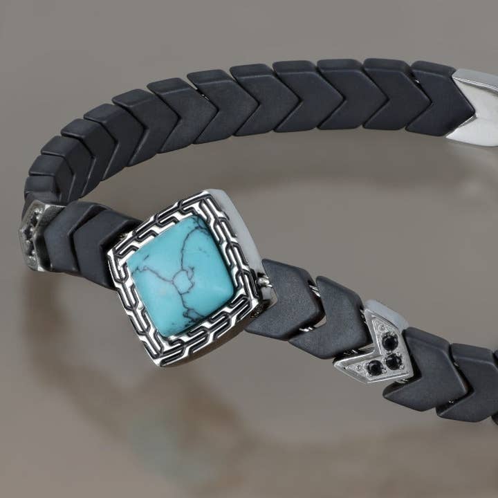 Goyatè – Engroshandel Smykker - Herre – Native American stil stål armbånd til mænd - Hakan1