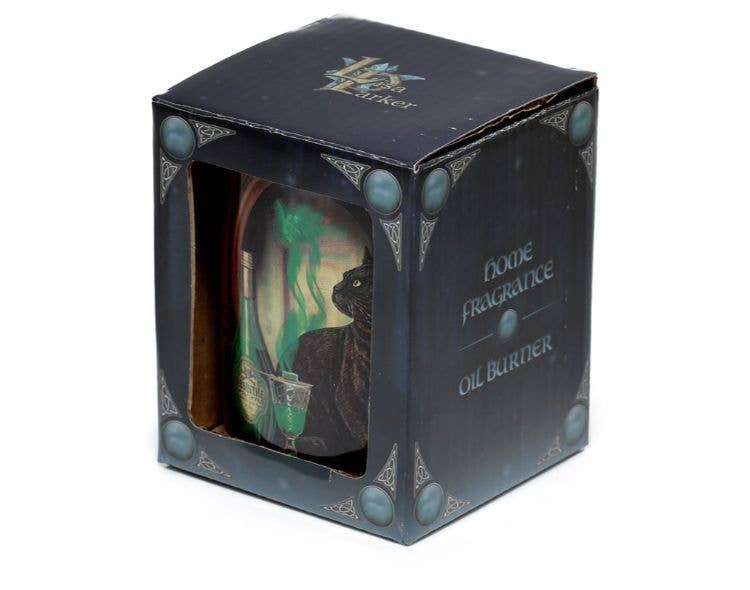 Crystal Magick Wholesale Ltd – wholesale Oljevärmare – Absint katt oljebrännare av Lisa Parker3