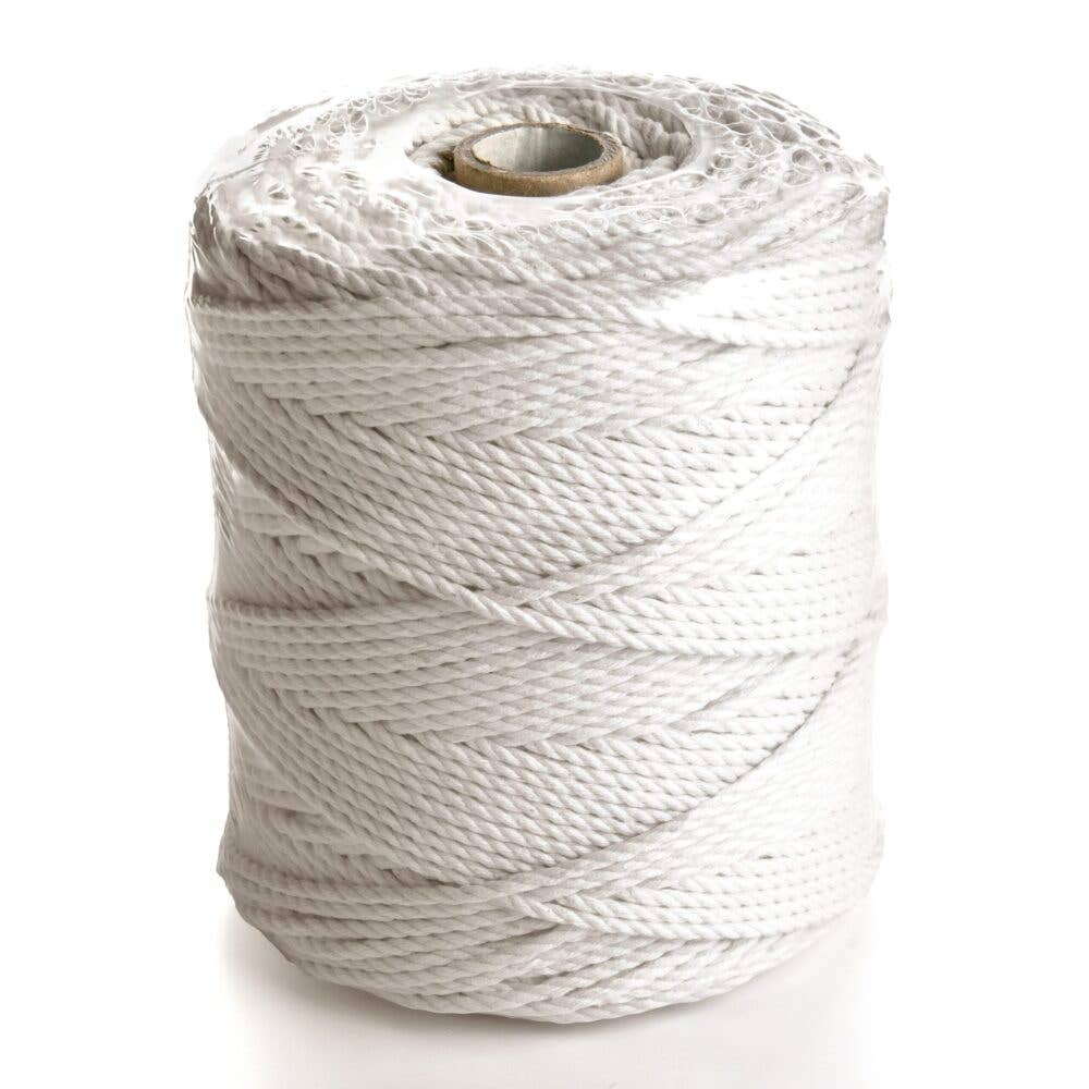 MB Cordas - Wholesale Craft Supplies - 4MM 3 strand 400m cotton cord NATURAL Macrame Rope 3 ply Craft String5