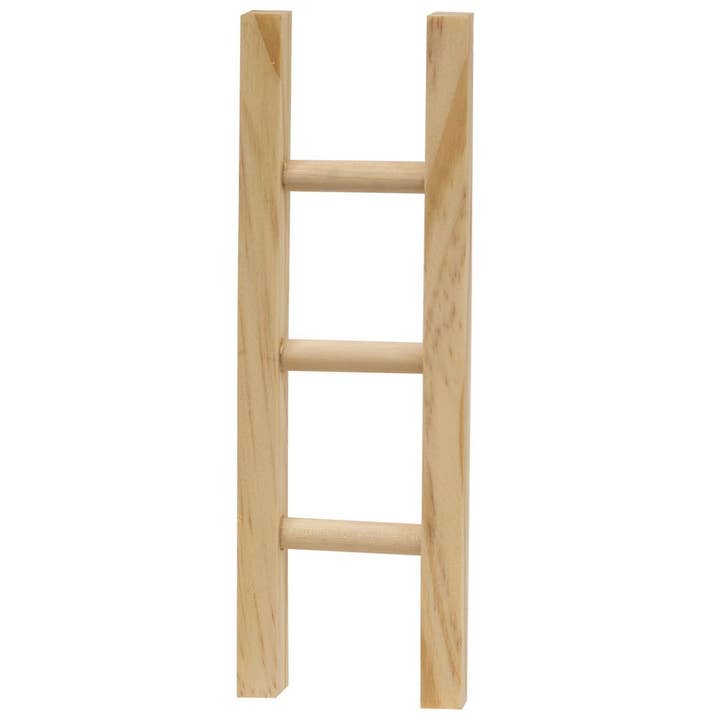 Col House Designs - Wholesale Decorative Tabletop Object - Mini Wooden Ladder, 3 Assorted