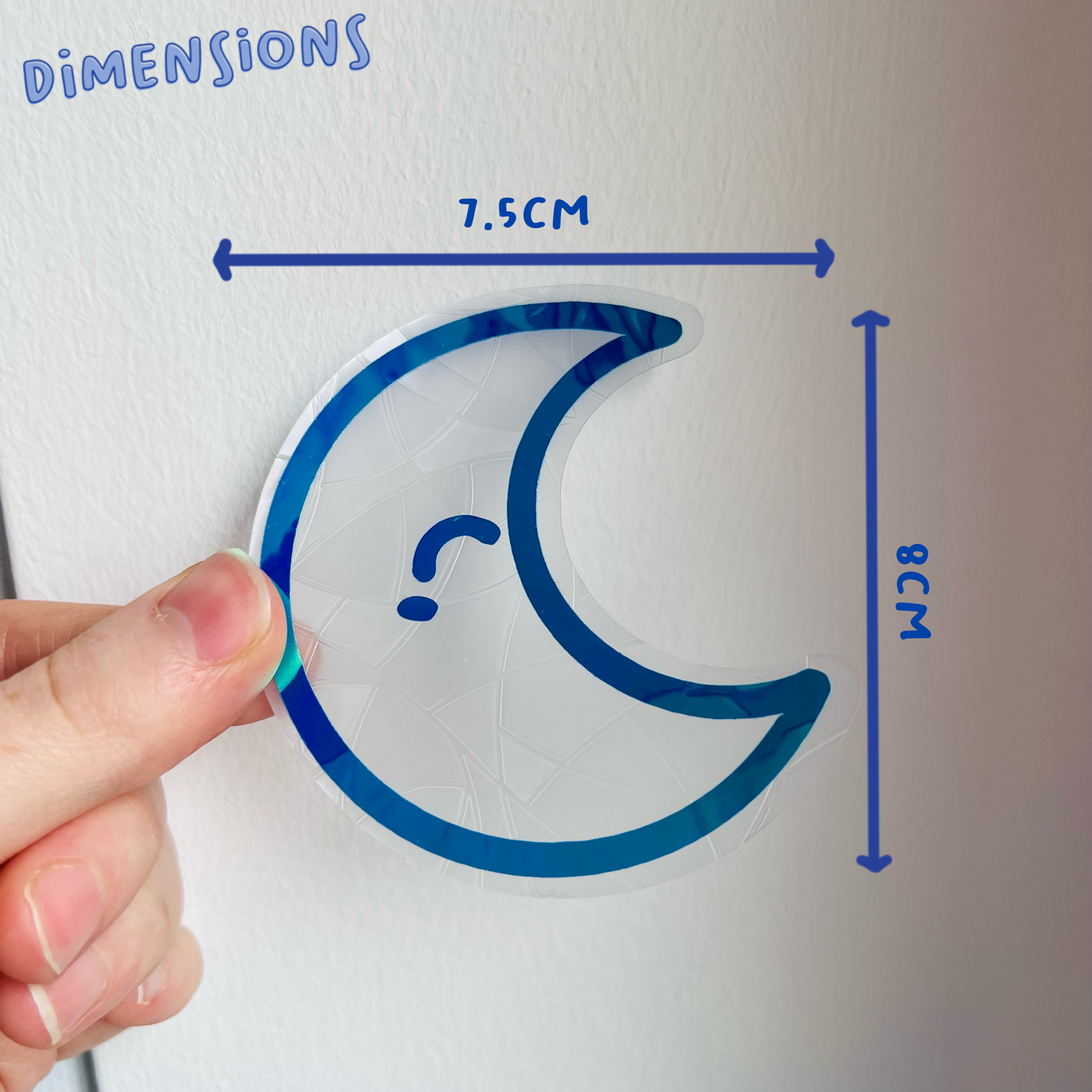 Poppodopolis - Wholesale Suncatcher - Mini Moon Suncatcher2