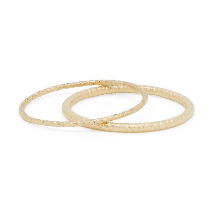 Jennifer Sparkler Bands for wholesale by Agapantha Jewelry