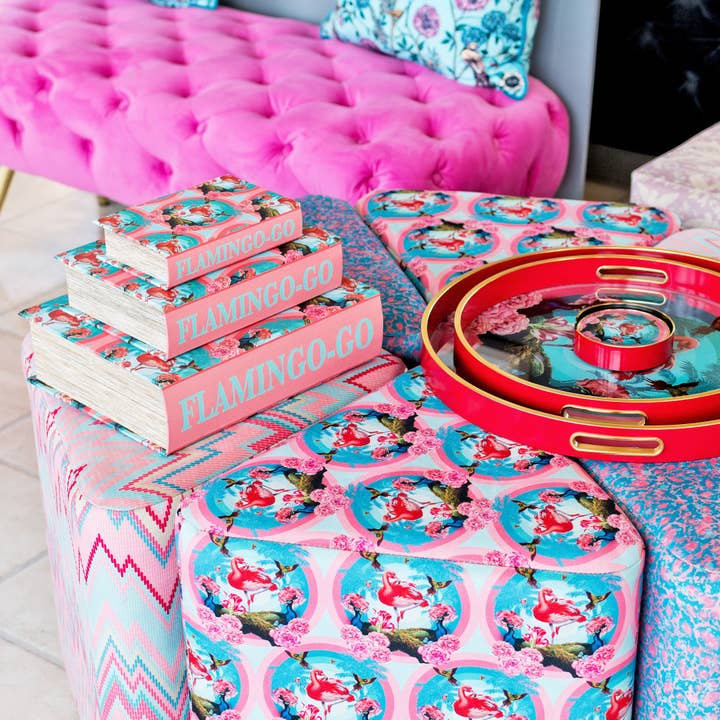 Febland - Wholesale Decorative Box - Flamingo-go Book Box Set