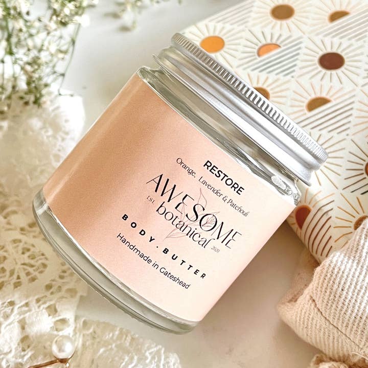 Restore Body Butter - Stocking Filler Christmas Gift for wholesale by Awesome Botanical