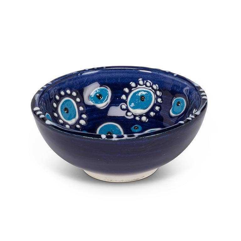 Abbott - Wholesale Bowl - Eye Design Pinch Bowls-3 Assorted-3.25"D6