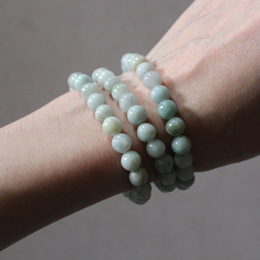 Pebble House - Wholesale Beaded Bracelet - Jade Bracelet 8mm - Crystals & Stones1