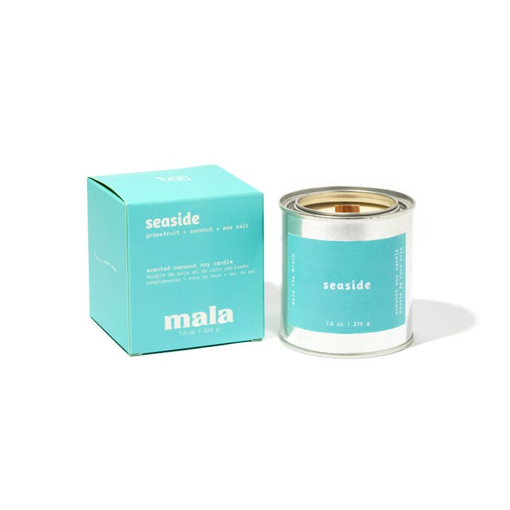 Mala the Brand - Wholesale Jar/Filled Candle - Seaside | Coconut-Soy Wax Candle