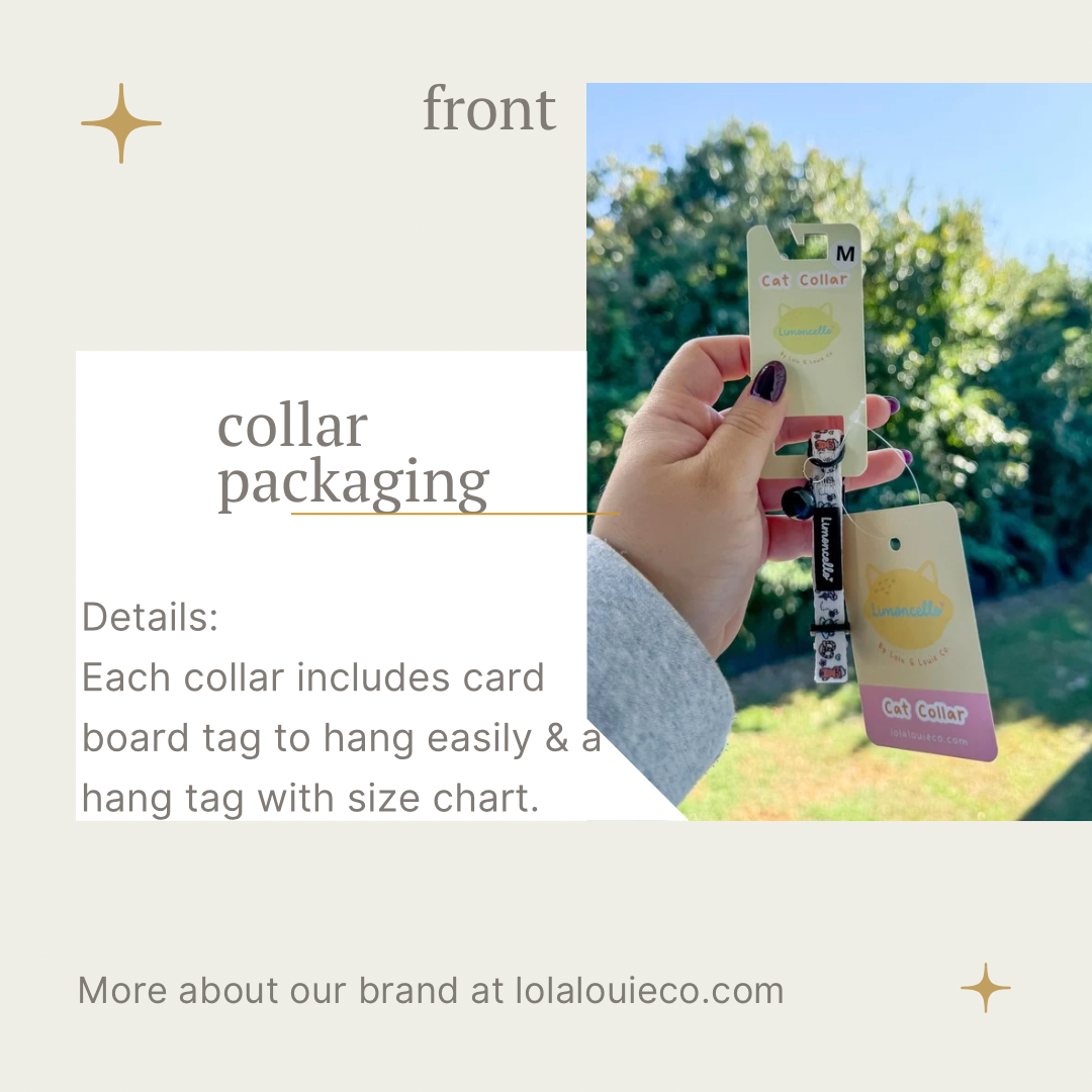 Lola & Louie co. - Wholesale Pet Collar - Cat - Cat Collar- Kitty in Paris3