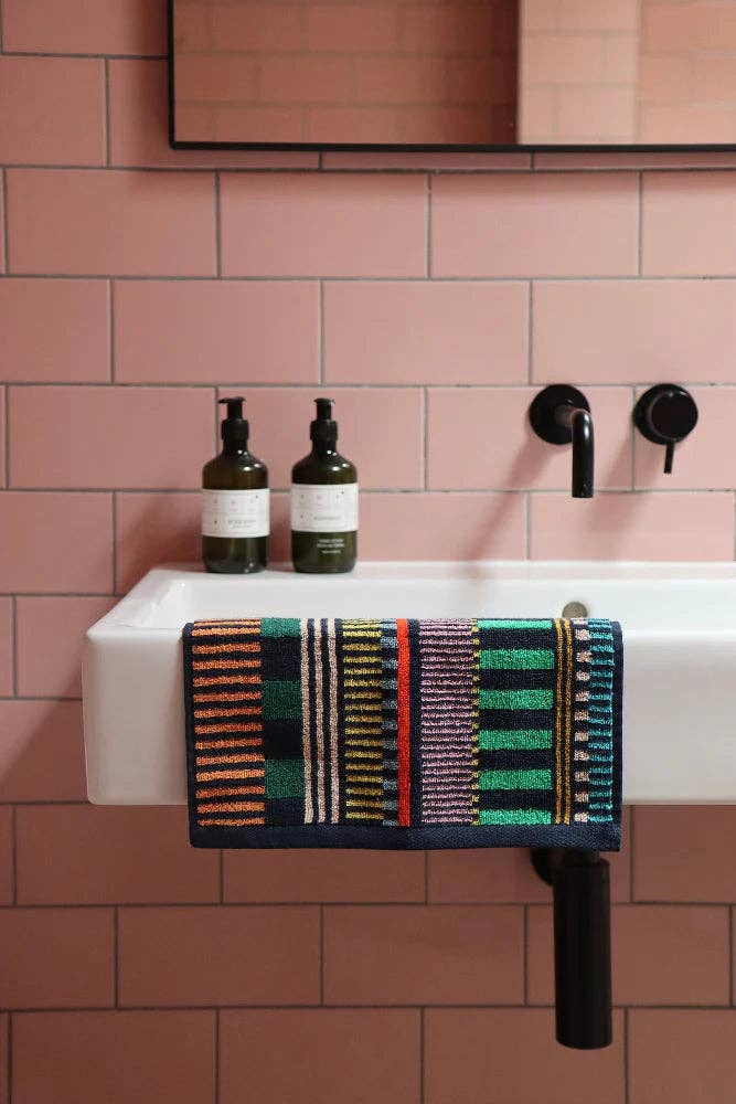 D & A Home Australia Pty Ltd - Wholesale Bath towel – Kids & baby - Portuguese Cotton Hand Towel - Multi Stripe - Donna Wilson2
