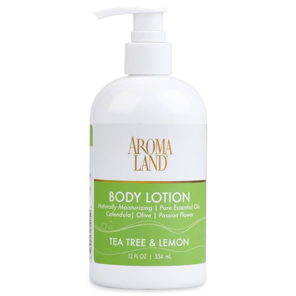 AROMALAND INC. - Wholesale Hand & Body Lotion - Hand & Body Lotion Tea Tree & Lemon 12 oz.0