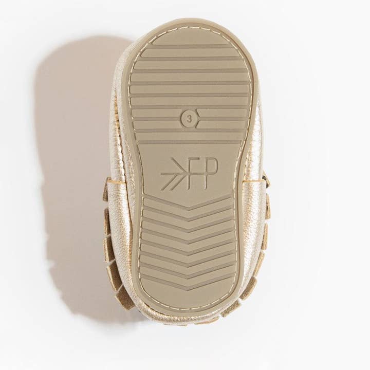 Freshly Picked - Wholesale Crib Shoes - Baby - Platinum Moccasin Baby Shoe4