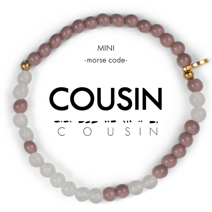 ETHICGOODS - Wholesale Beaded Bracelet - Kids - MINI Kids Morse Code Bracelet | COUSIN - Fair Trade
