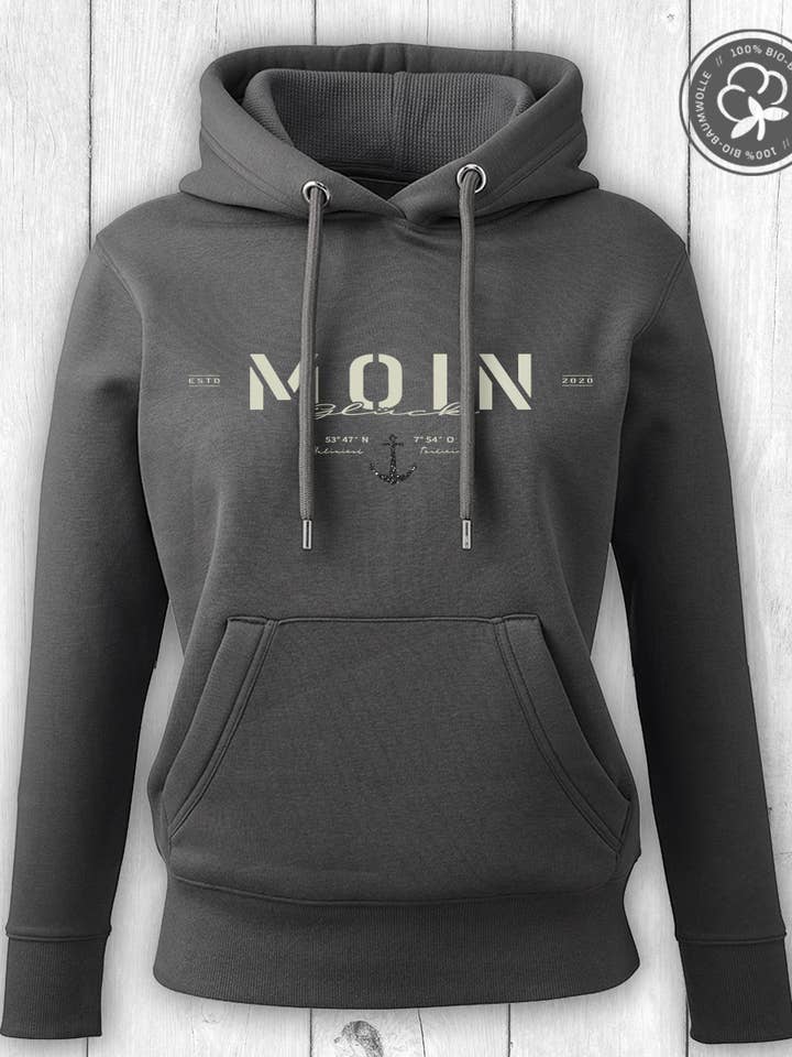 Moletom Alea "GOOD LUCK" — Carvão por atacado de SEEKRAFT