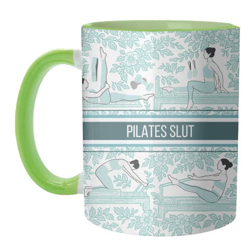 Mugs 'Pilates Slut' by Lilly Rose for wholesale by ART WOW