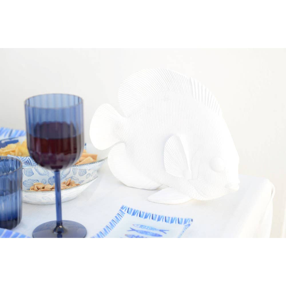 AULICA - Wholesale Decorative Figurine - Decorative white fish 29x12x23cm1