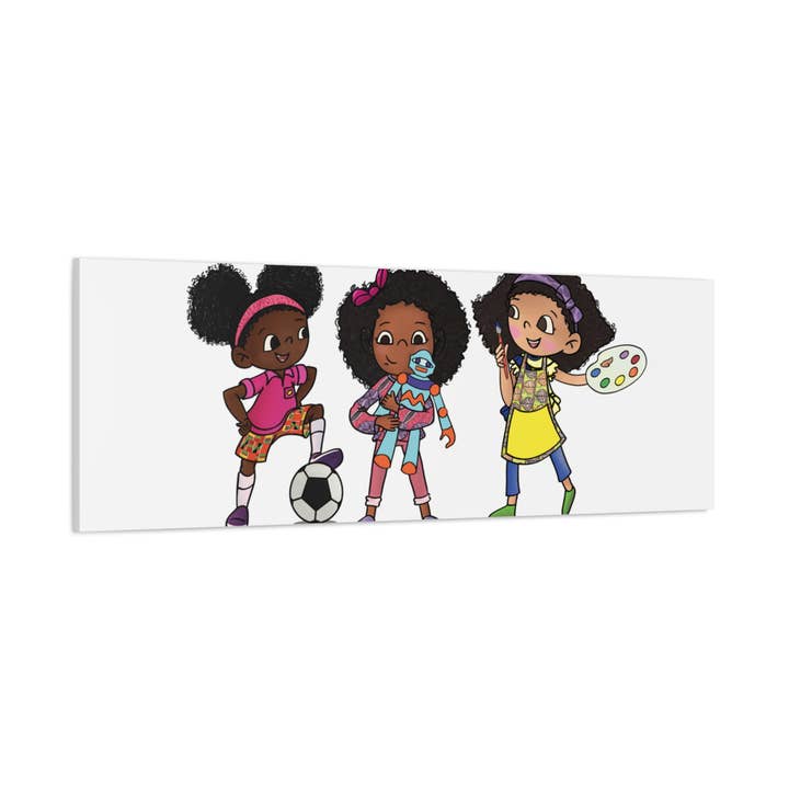 Ikuzi Dolls - Wholesale Art Print - Kids & Baby - Kids' Canvas Wall Art - Playful Characters for Creative Spaces126