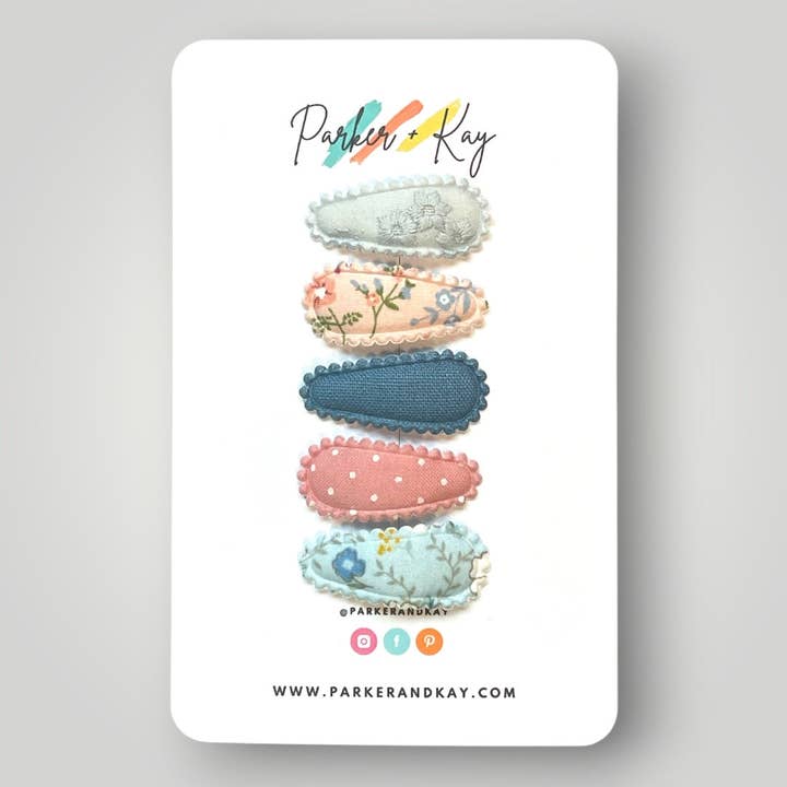Parker and Kay Collective - Wholesale Hair Clip - Kids - Mystery Bag | Fabric Snap Clips2