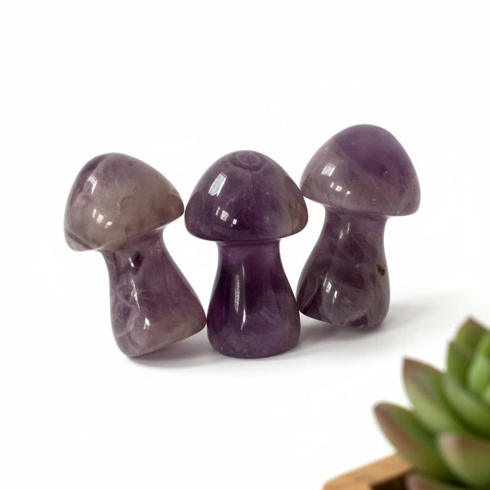 VIE - Wholesale Spiritual Stone/Crystal - Crystal Mushroom, 3.5cm33