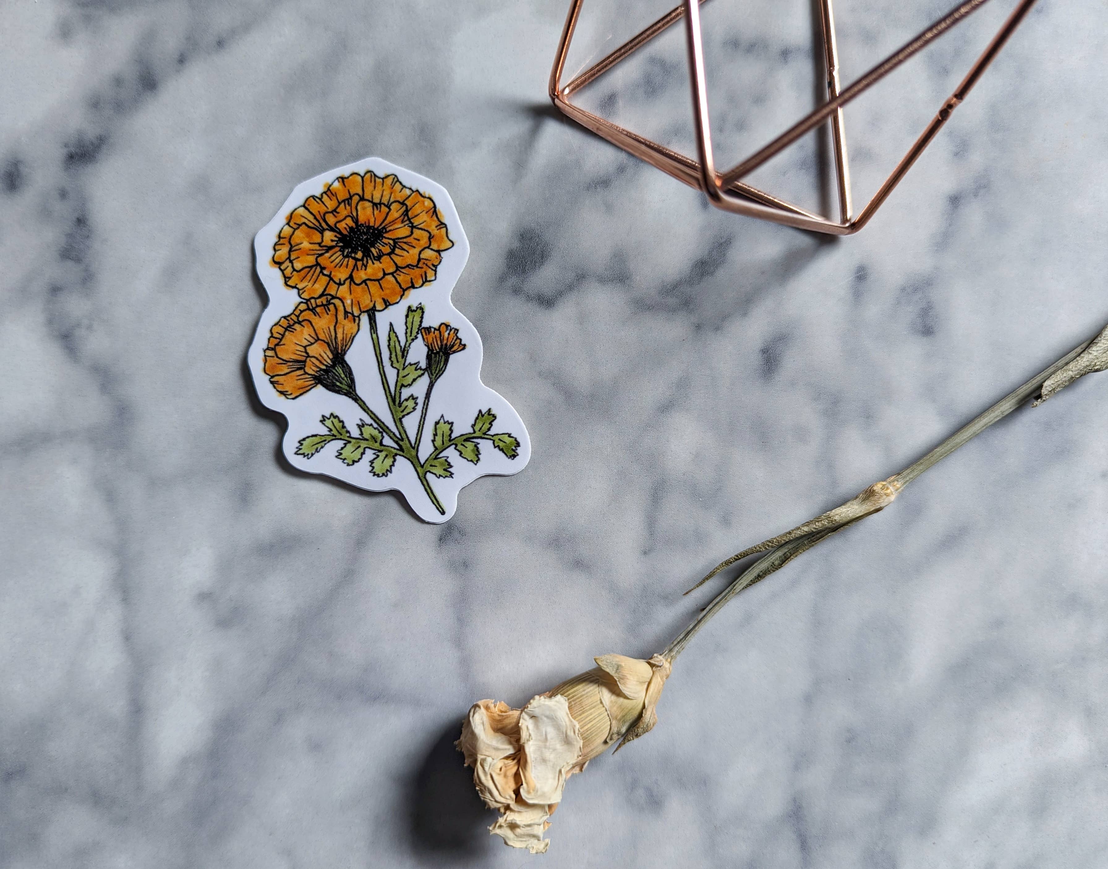 Kallos Ink - Wholesale Sticker - Marigold Sticker1