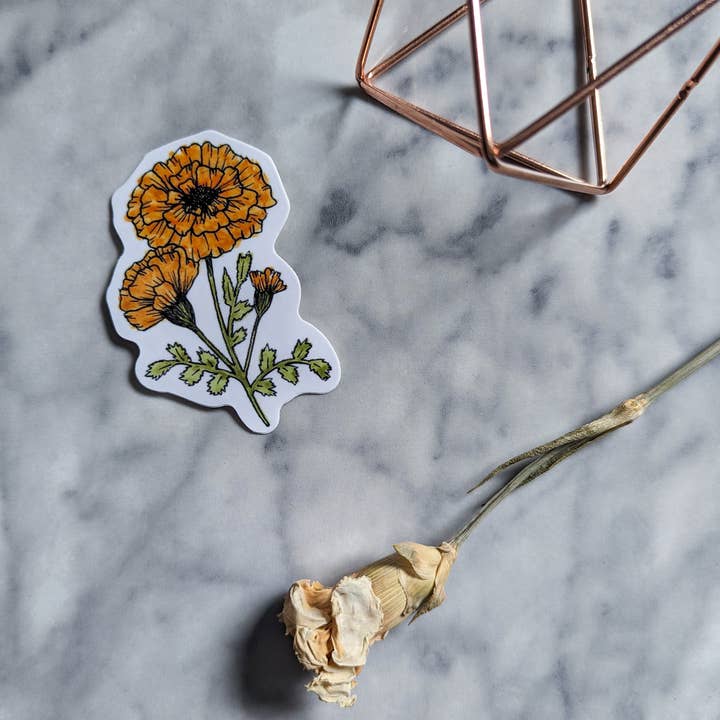 Kallos Ink - Wholesale Sticker - Marigold Sticker1