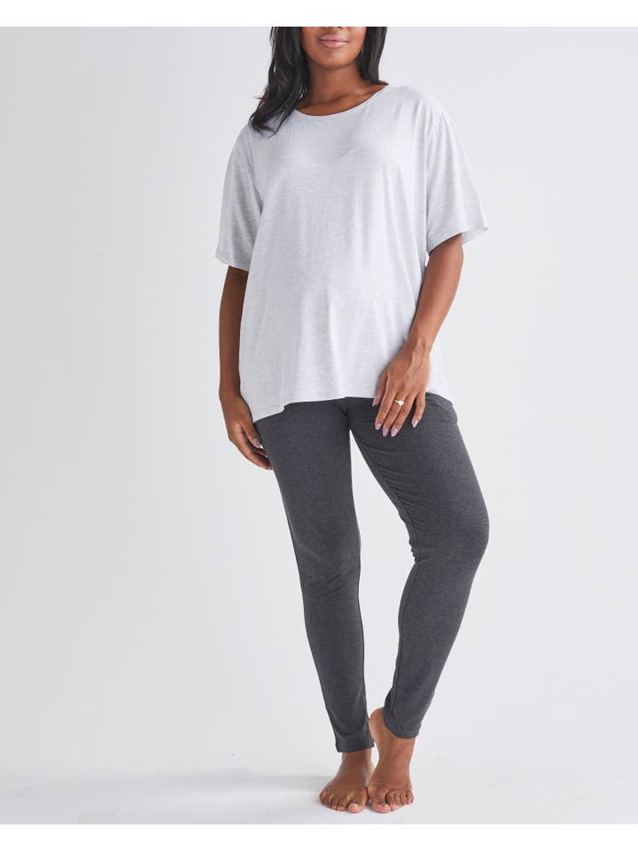 Angel Maternity – Großhandel Lounge-Trainingshose/-Jogginghose – Damen – Eden Ultra Soft Umstandsloungehose in Anthrazit3