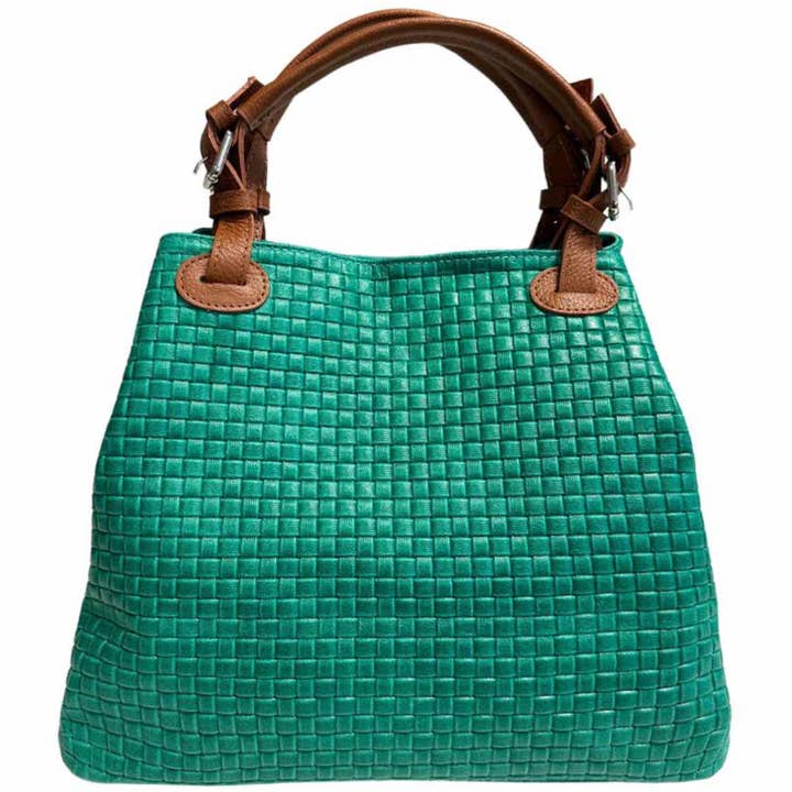 MODARNO - Wholesale Top Handle Bag - Women's - Modarno Women's Woven Print Handbag with Shoulder Strap11