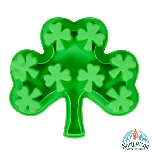 NorthWood Distributing - Wholesale Craft Supplies - Silicone Soap Mold - Shamrock