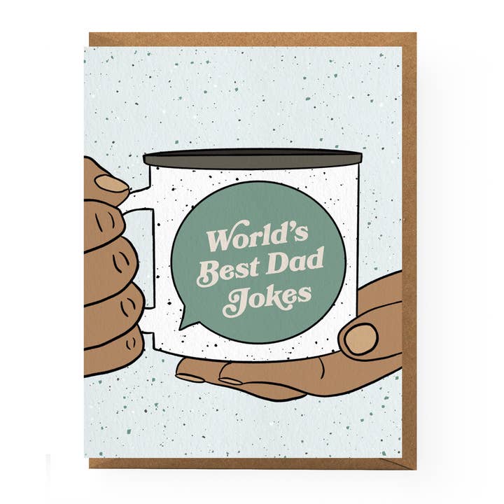 Dad Jokes Father's Day Card for wholesale by Boss Dotty Paper Co.