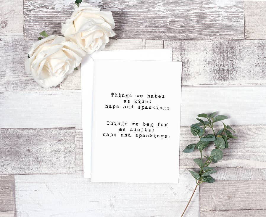 Badass Collective - Venta al por mayor Tarjetas de amor - Sestas y Nalgadas0