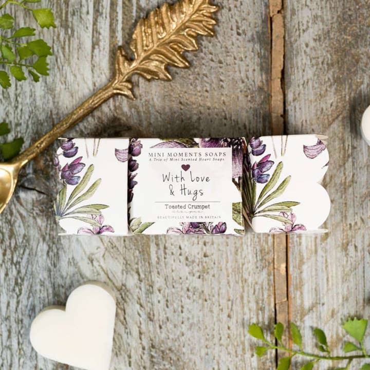 The Mulberry Collection Boxed Mini Soaps for wholesale by Toasted Crumpet (US Duties Paid)