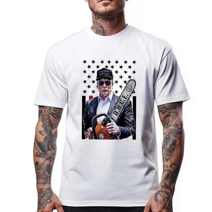 Wholesale Elon Musk Chainsaw Shirt, Chainsaw For Bureaucracy Sweater