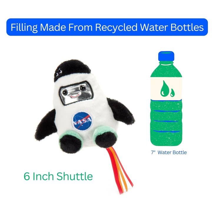 The Petting Zoo - Wholesale Stuffed/Plush Toy - Kids & Baby - 6'' (14cm) Nuggetz Space Rocket4