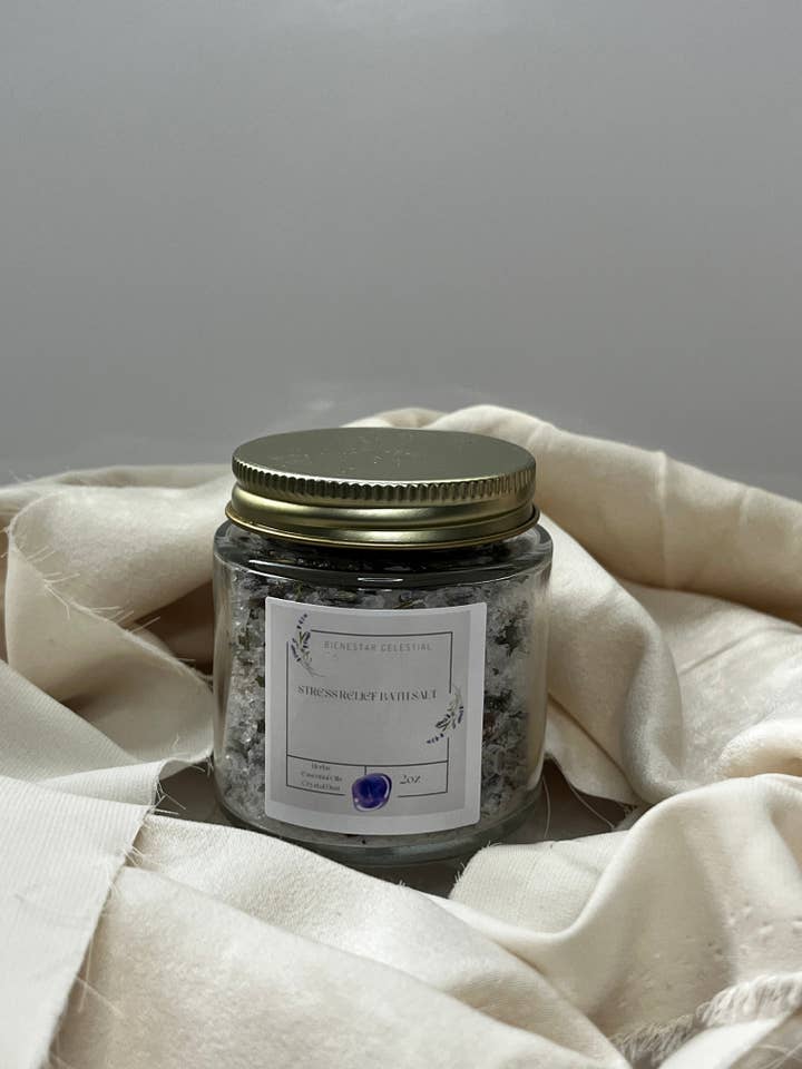 Sel de bain anti-stress ✨ pour la vente par Bienestar Celestial LLC
