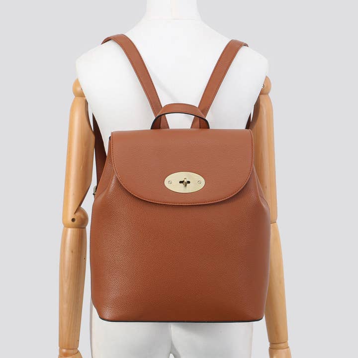 House of Milano - Wholesale Backpack - Women's - 3119 Faux Leather Large Backpack8