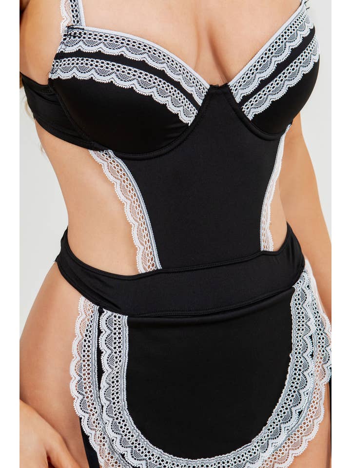 Just Sexy – Großhandel Kostüm – Damen – Französisches Dienstmädchen-Kostümset BDS008