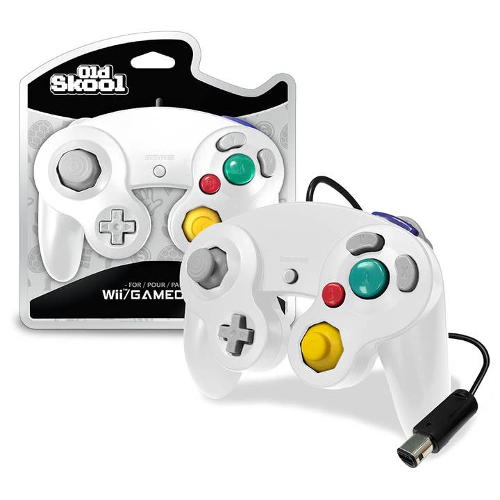 Contrôleur GameCube blanc pour la vente par Old Skool