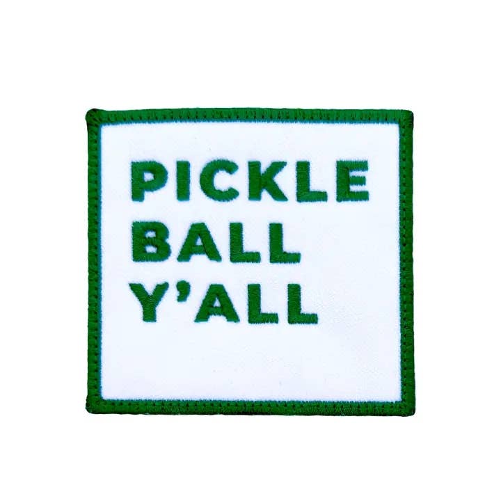 Dozer Custom Trucker Hats - Vente Écusson - Patch brodé à coudre sur casquette de camionneur "Pickleball Y'all"