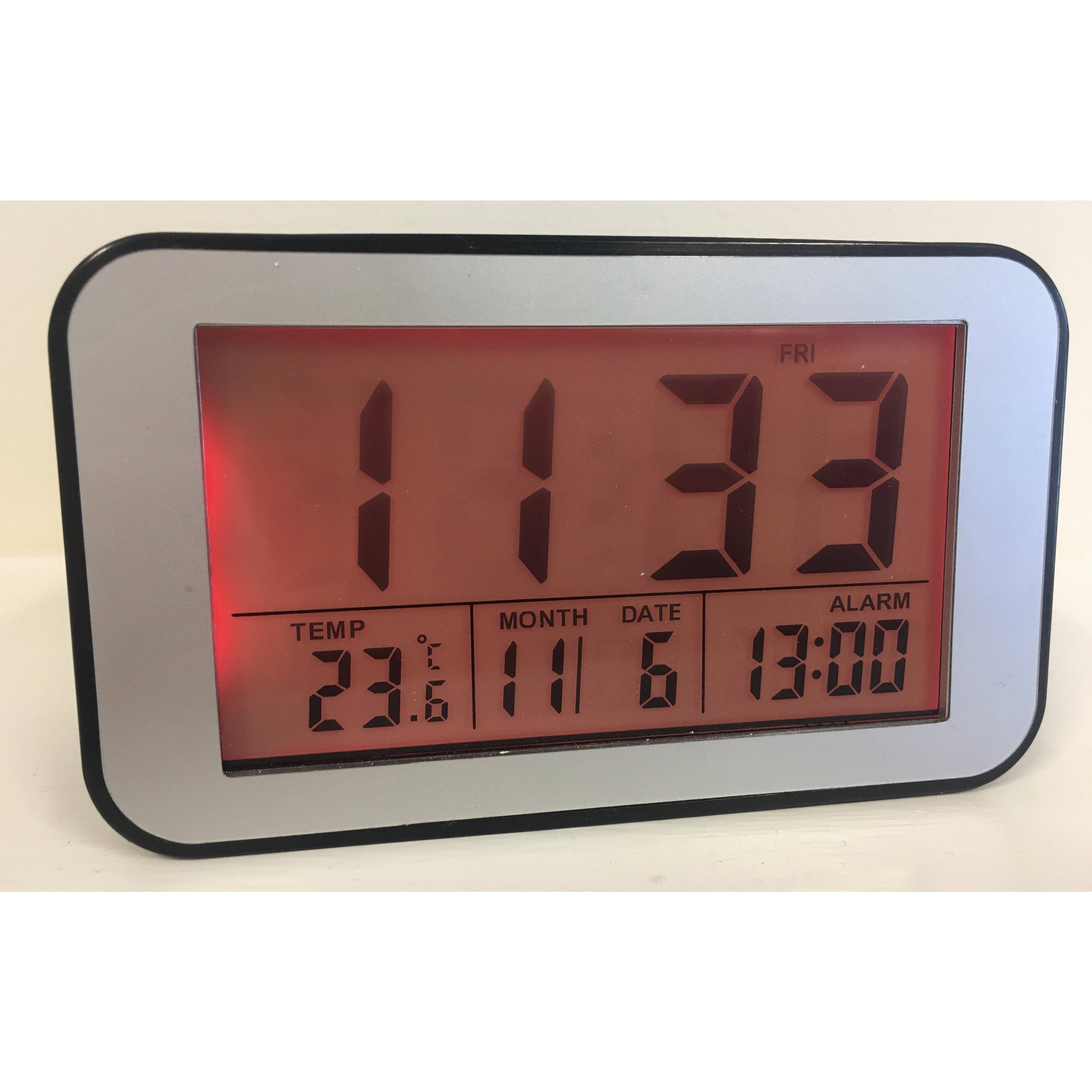 Viceni – wholesale Alarm clock – LCD Digital Alarm Clock in Mat Black1