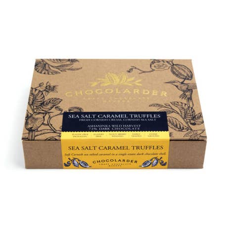 Sea Salt Caramel Truffles for wholesale by Chocolarder