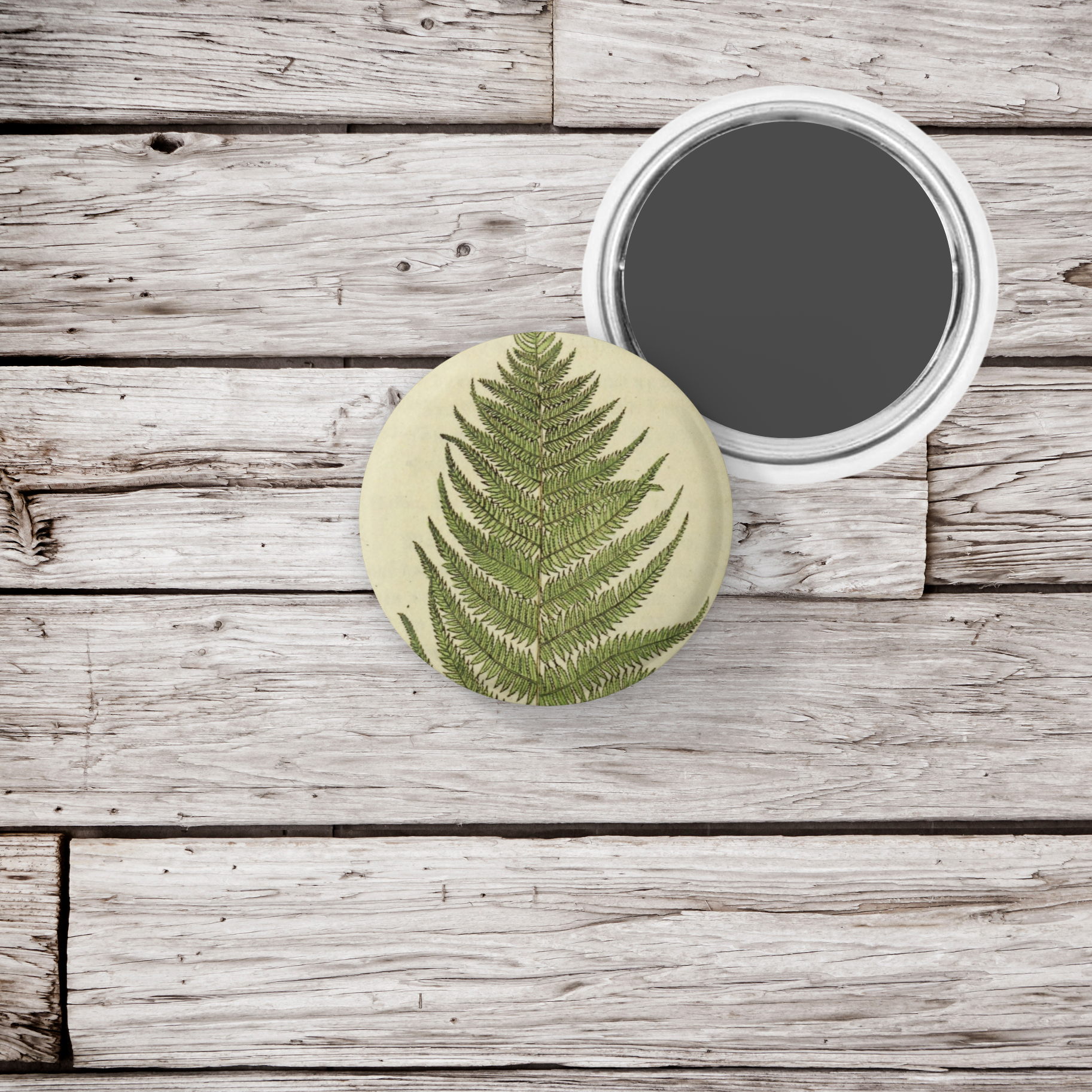 NatureCuts - Wholesale Lapel Pin/Button - Fern Pin Button, Fern Keychain, Fern Magnet4